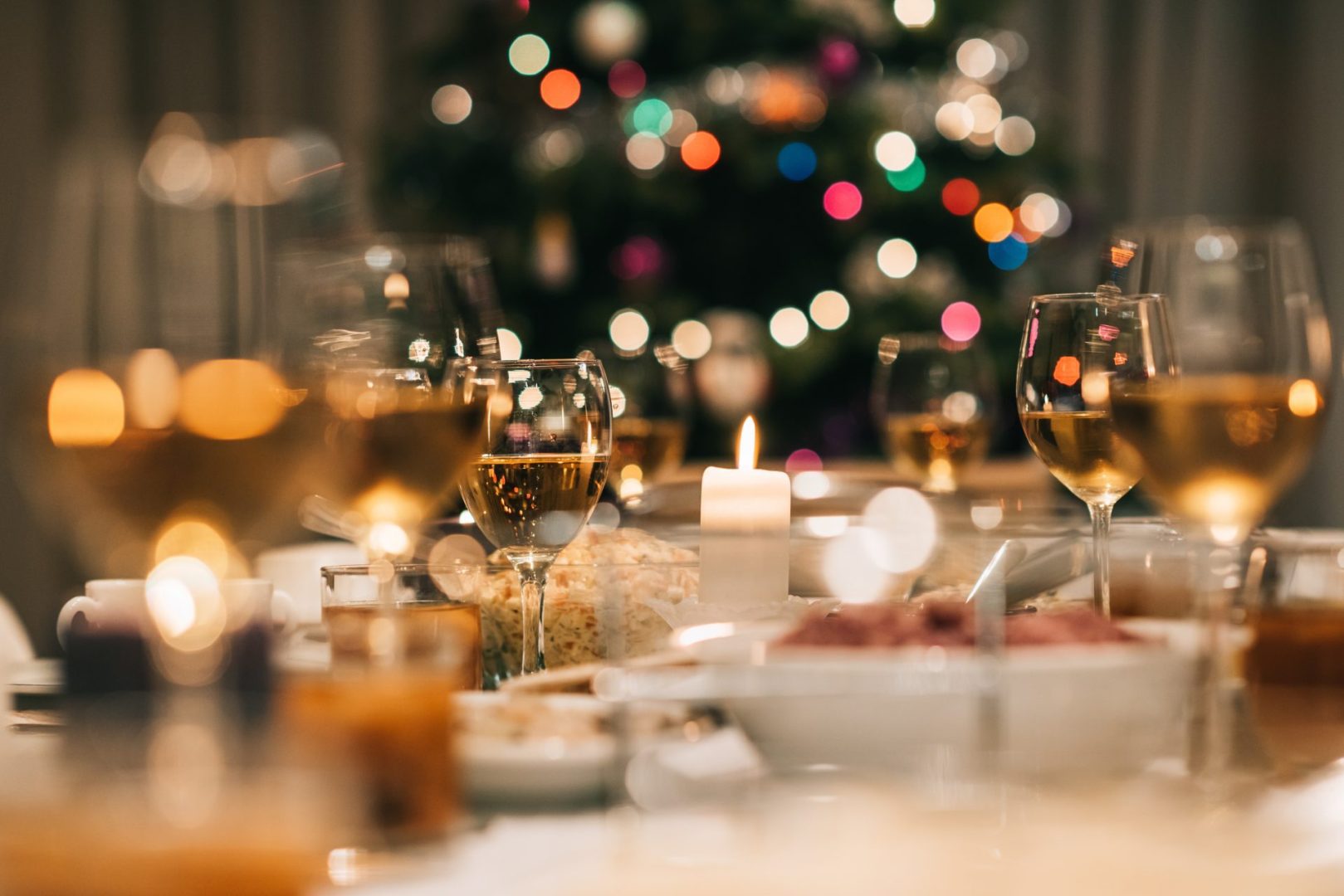 Christmas,Dinner,Feast, wine