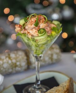 Prawn cocktail in a glass